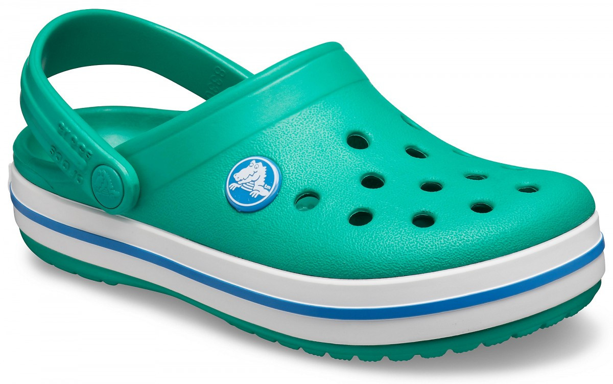 Saboti Crocs Crocband Kids Verde - Deep Green/Prep Blue - 1 | YEO