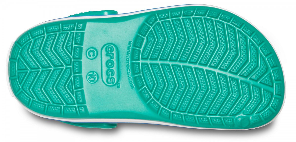 Saboti Crocs Crocband Kids Verde - Deep Green/Prep Blue