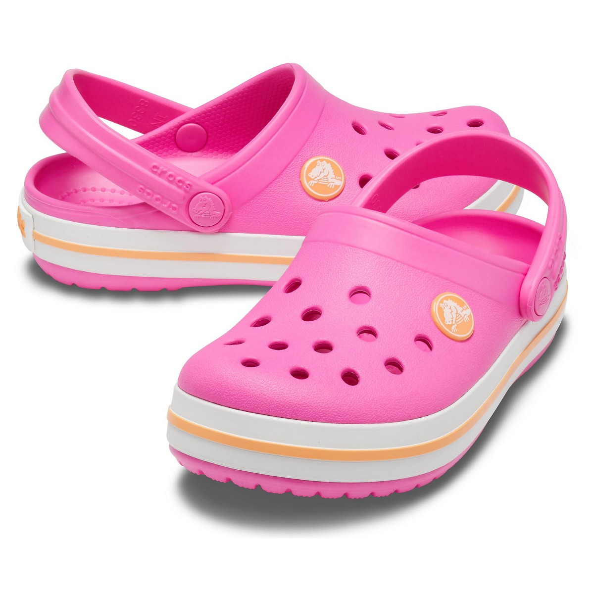 Saboti Crocs Crocband Kids Roz - Electric Pink/Cantaloupe
