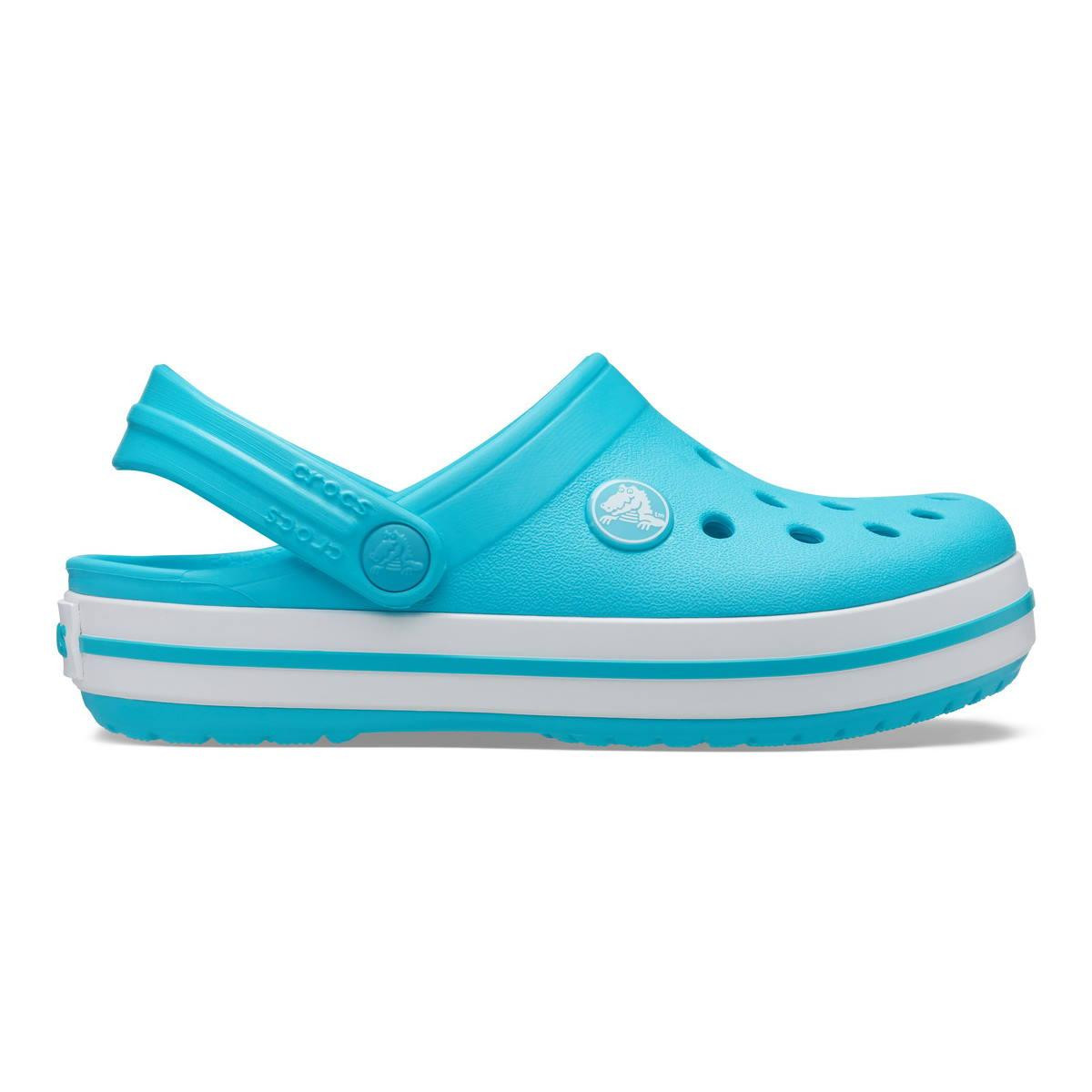 Saboti Crocs Crocband Kids Albastru deschis – Digital Aqua Albastru imagine 2022