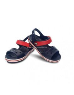 Sandale Crocs Crocband Sandal Bleumarin - Navy/Red 2