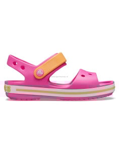 Sandale Crocs Crocband Sandal Roz - Electric Pink/Cantaloupe