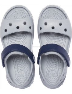 Sandale Crocs Crocband Sandal Gri - Light Grey/Navy 2