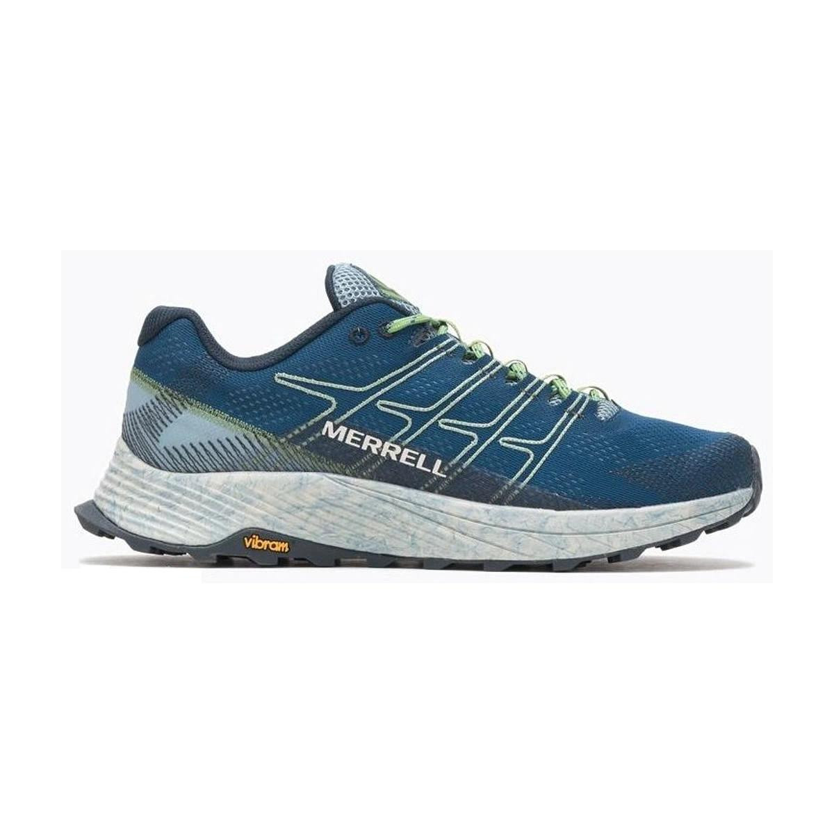Pantofi Merrell Men\'s Moab Flight Albastru - Poseidon - 1 | YEO