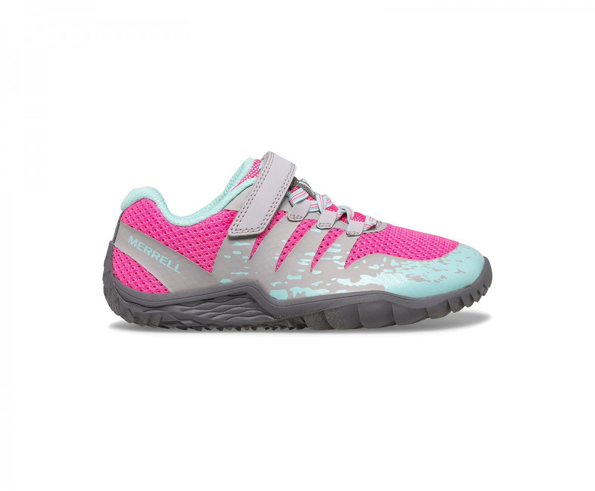 Pantofi Merrell Trail Glove 5 AC Gri - Grey/Pink/Turquoise - 1 | YEO