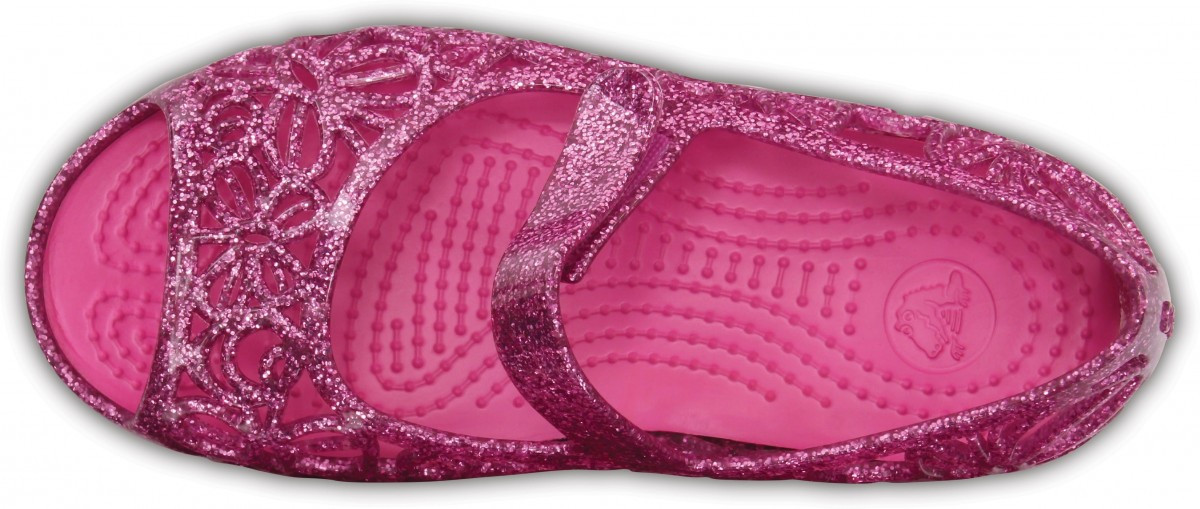Balerini Crocs Kids\' Isabella Glitter Flat Mov - Wild Orchid - 2 | YEO