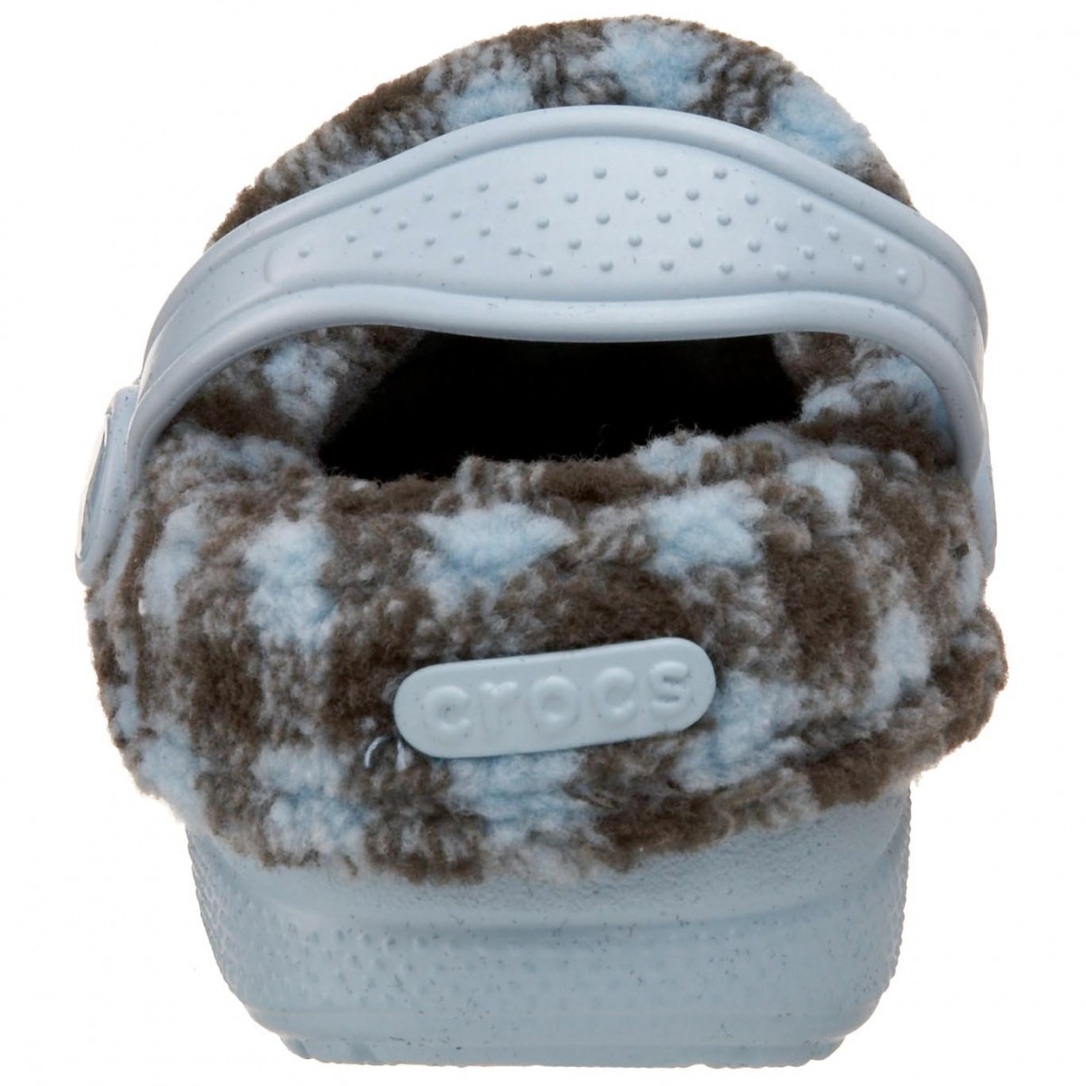 Saboti Crocs Blitzen Lumberjack Plaid Kids Albastru - Sky Blue/Chocolate - 2 | YEO