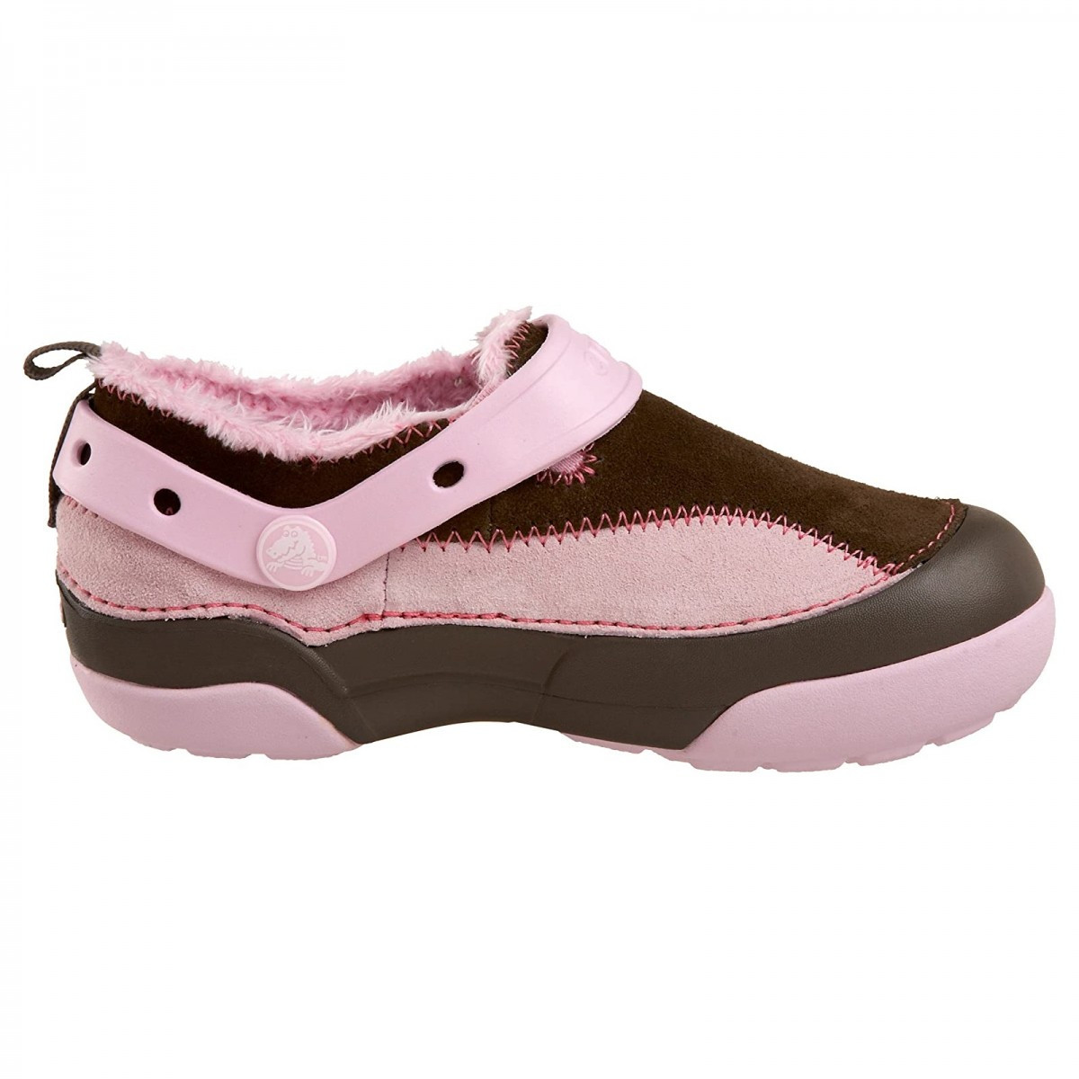 Pantofi Crocs Dawson Kids Maro - Chocolate/Bubblegum - 2 | YEO
