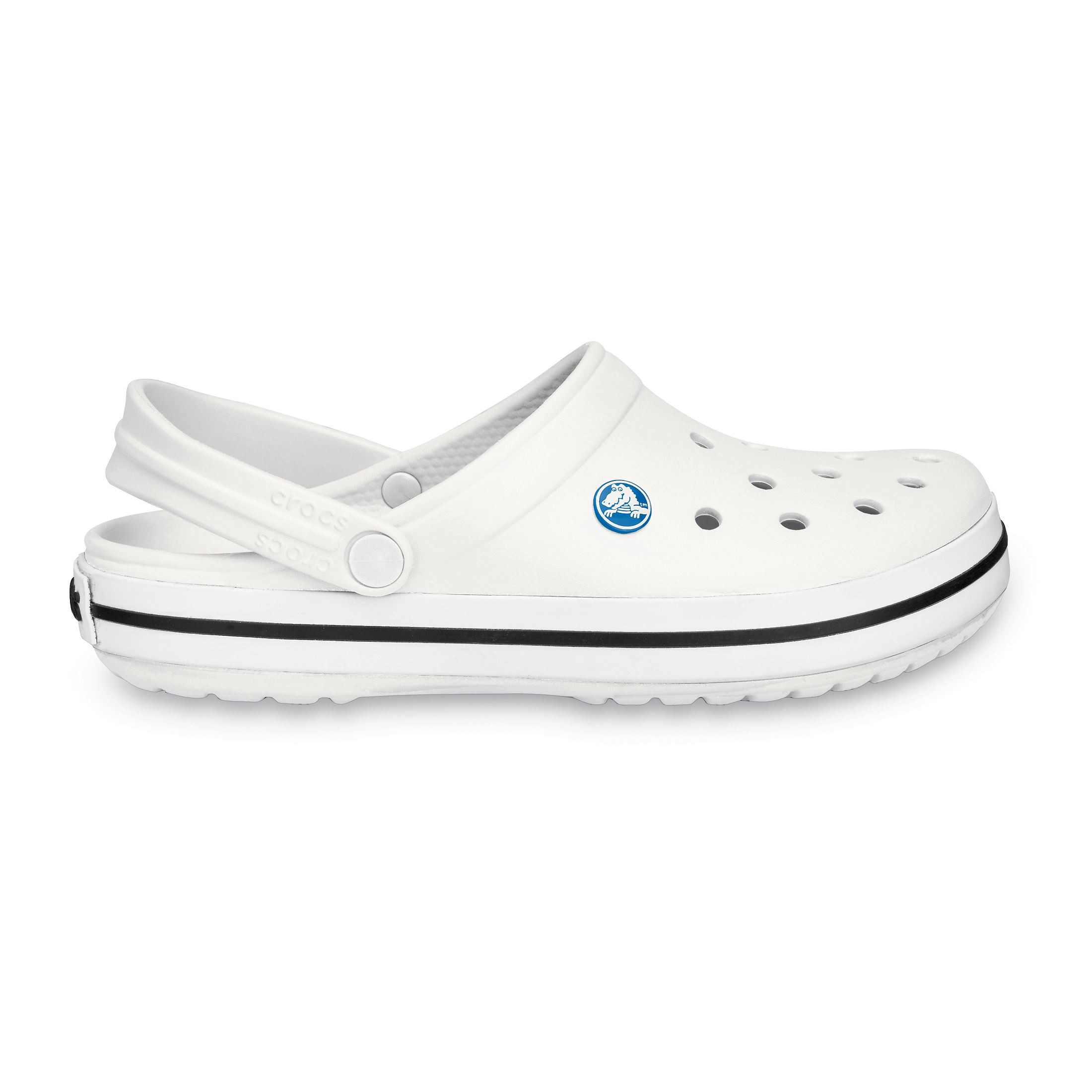 Saboti Crocs Crocband Alb – White Alb imagine 2022
