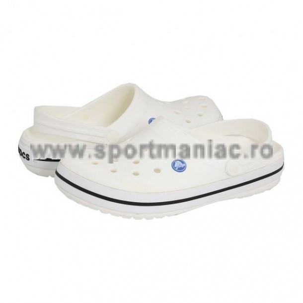 Saboti Crocs Crocband Alb - White