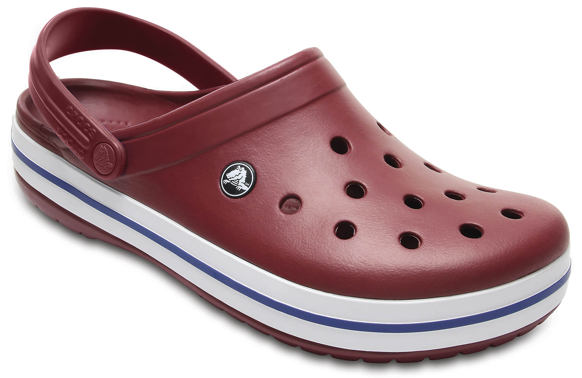 Saboti Crocs Crocband Bordo - Burgundy/White - 1 | YEO