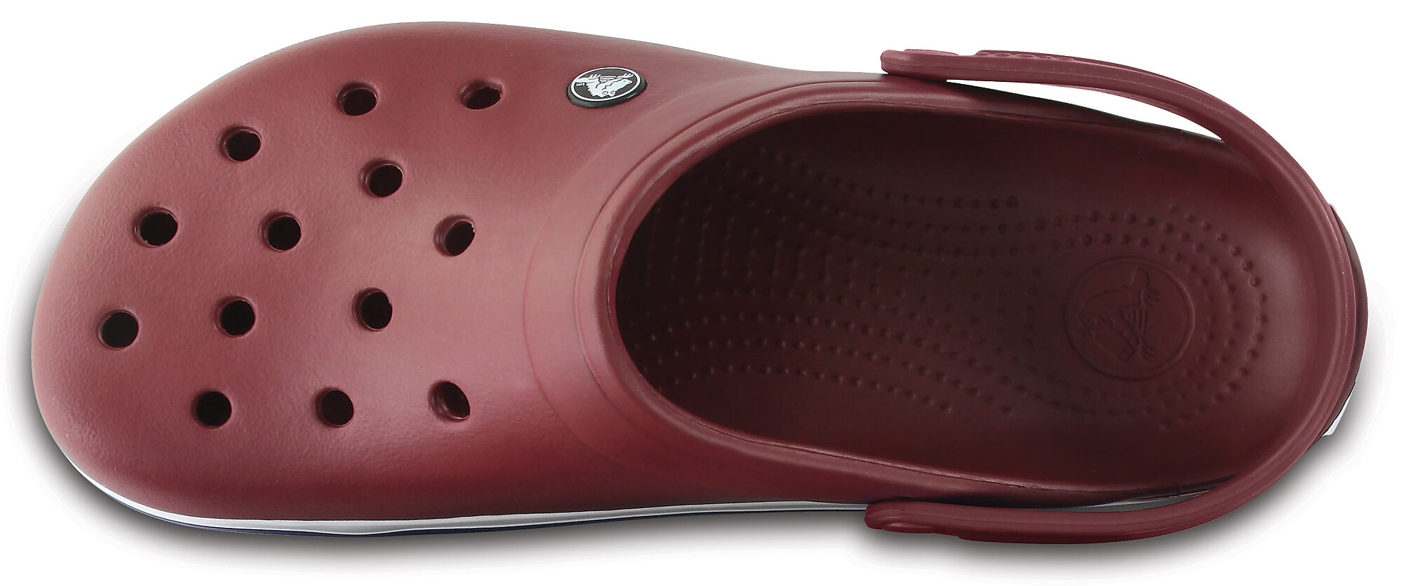 Saboti Crocs Crocband Bordo - Burgundy/White - 2 | YEO
