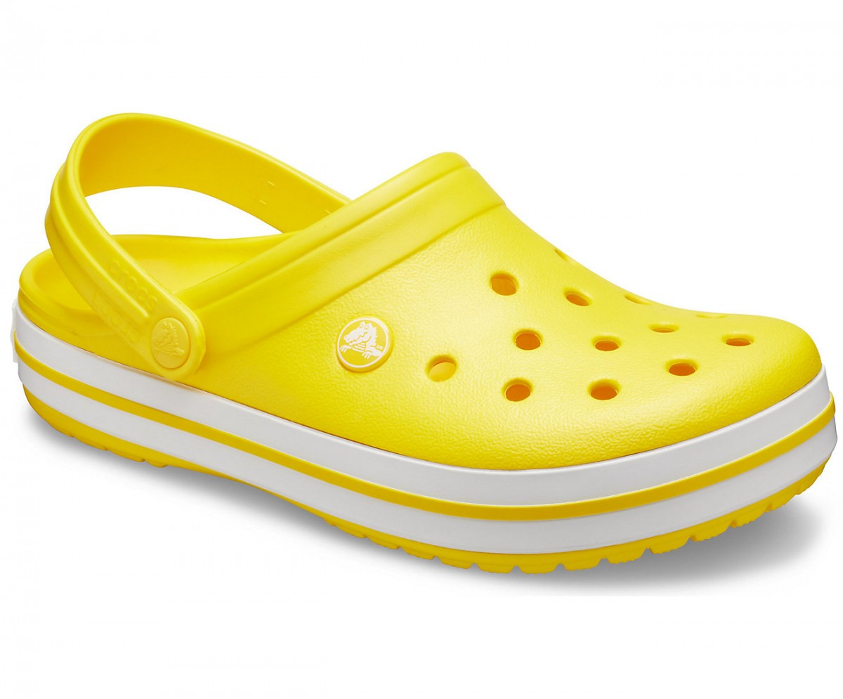 Saboti Crocs Crocband Galben - Lemon/White - 1 | YEO