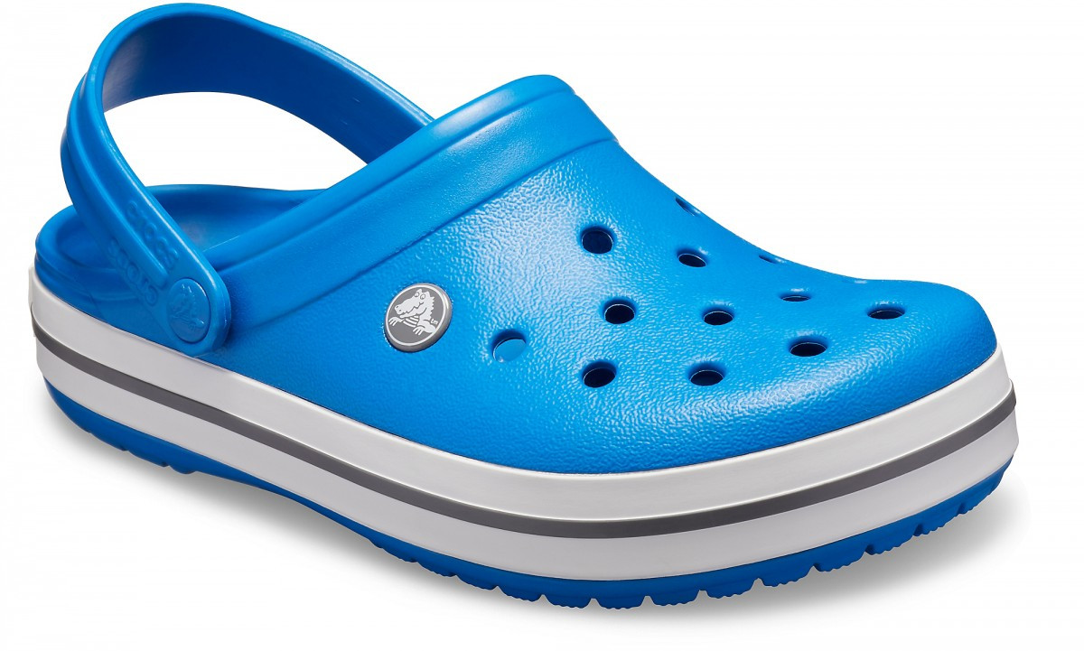 Saboti Crocs Crocband Albastru - Bright Cobalt/Charcoal - 1 | YEO