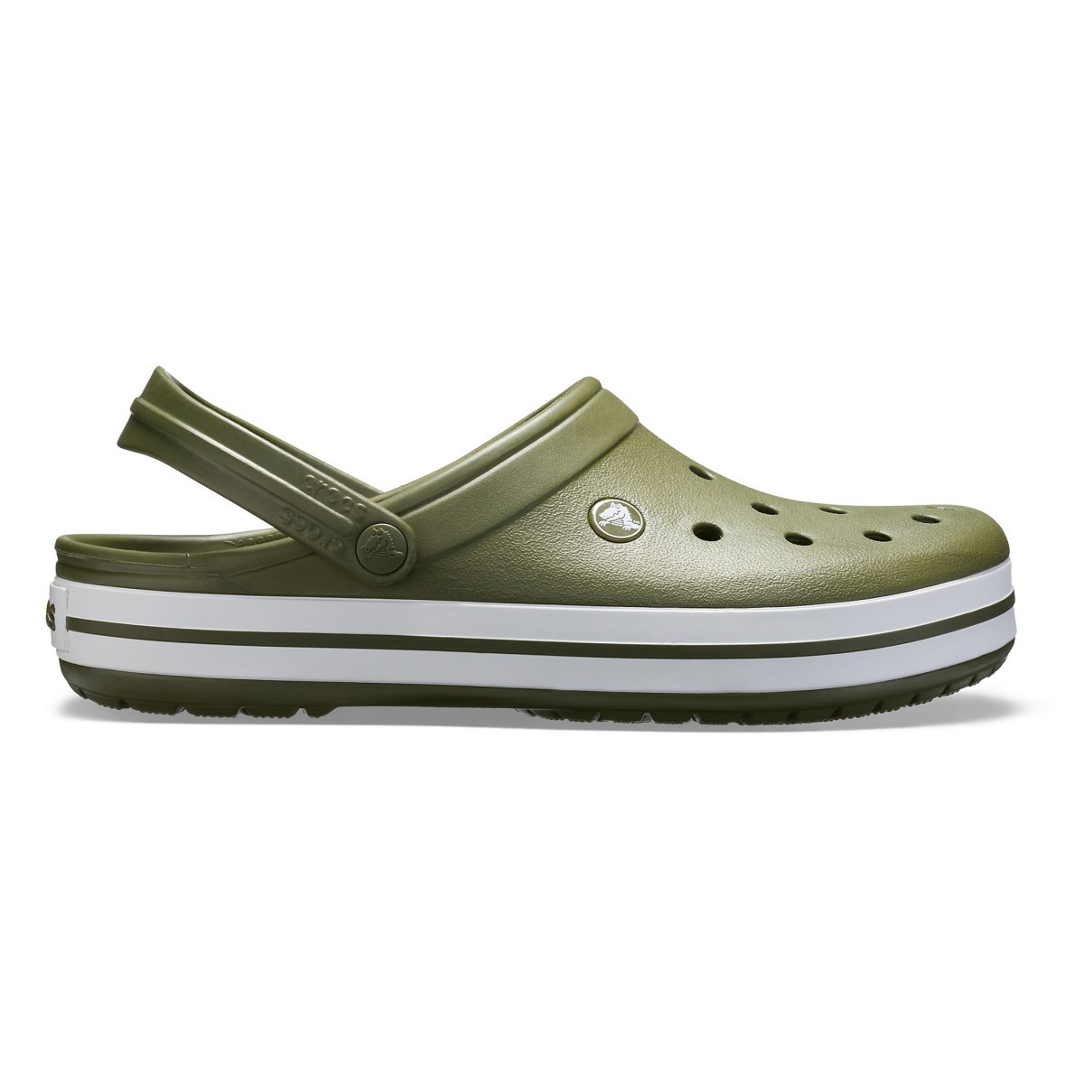 Saboti Crocs Crocband Verde – Army Green/White Army imagine 2022
