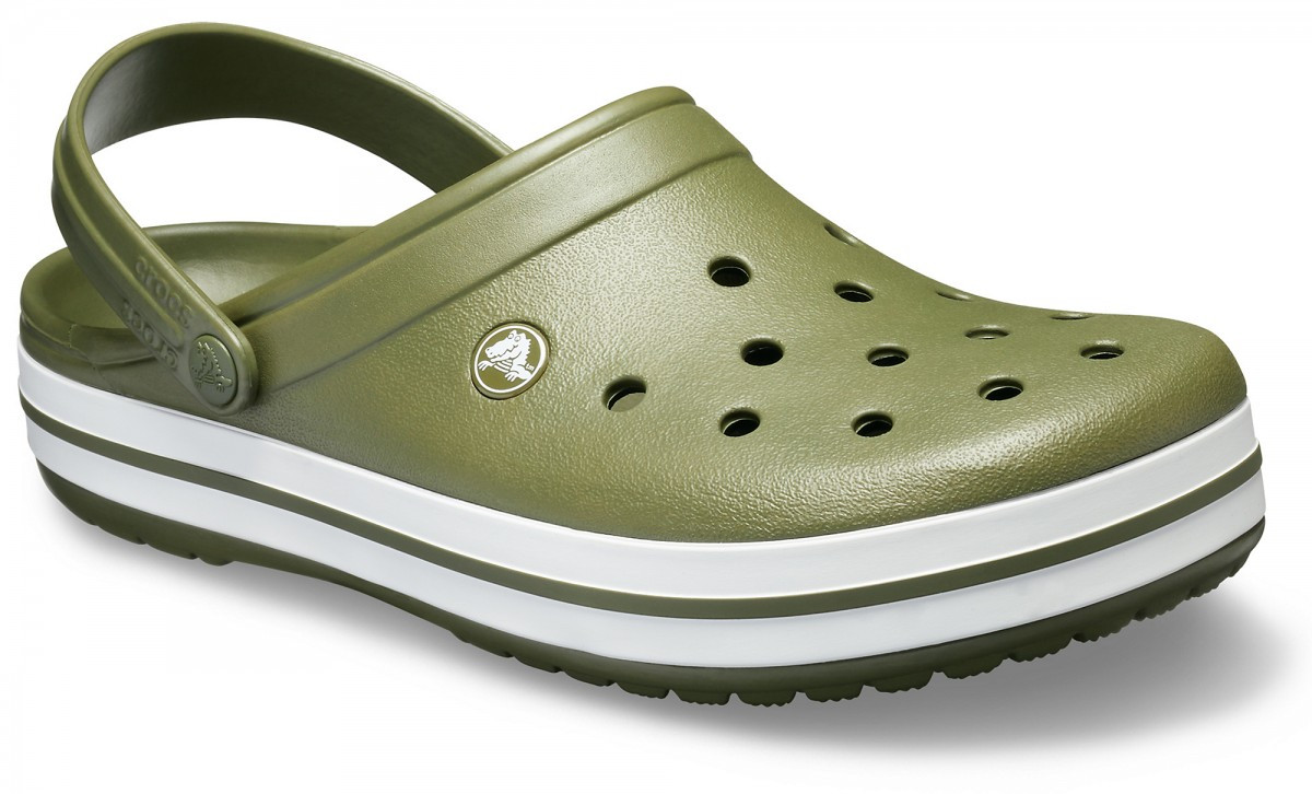 Saboti Crocs Crocband Verde - Army Green/White - 1 | YEO