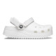 Saboti Crocs Classic Hiker Clog Culoare Alb - White/White