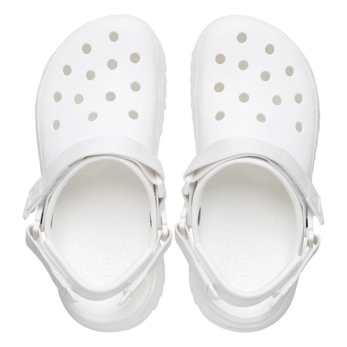 Saboti Crocs Classic Hiker Clog Alb - White/White - 3 | YEO