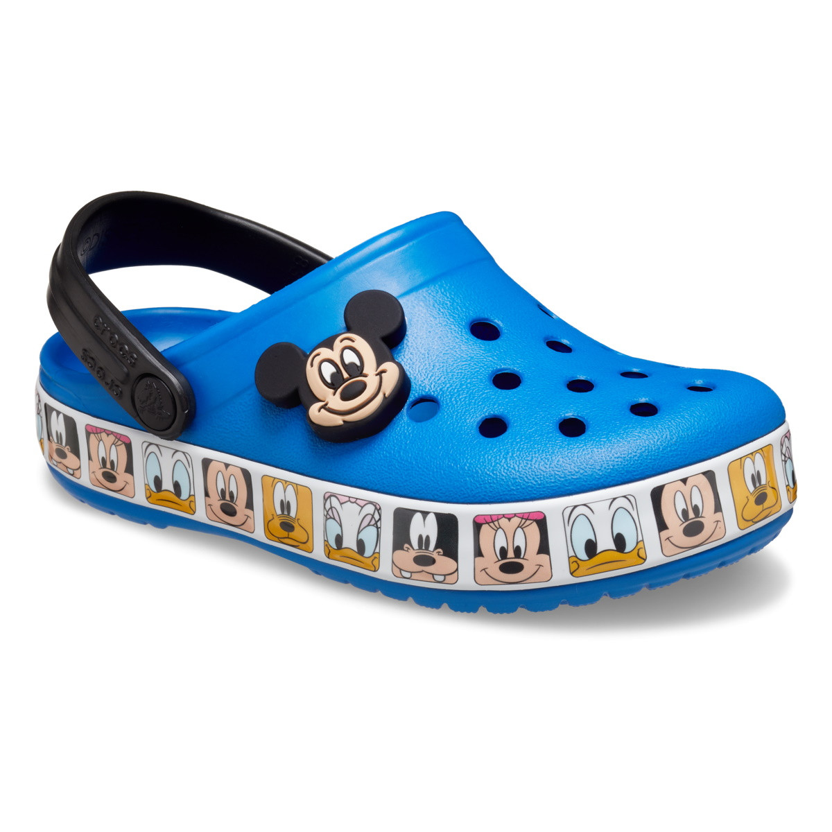 Saboți Crocs Toddler Fun Lab Disney Mickey Mouse Band Clog Albastru - Bright Cobalt - 1 | YEO