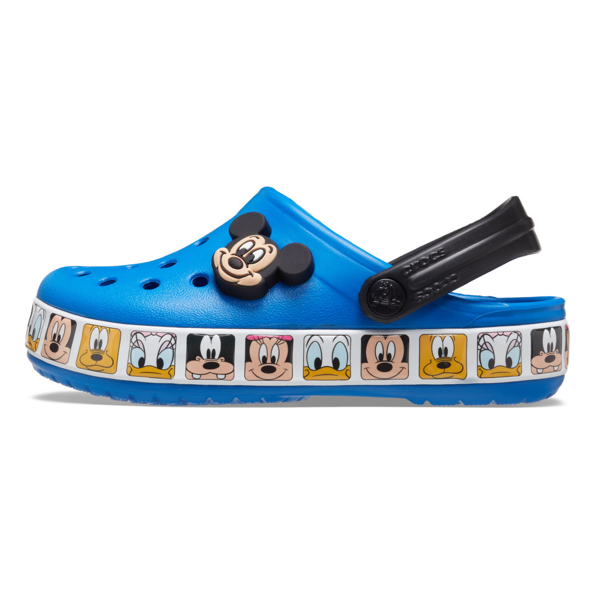 Saboți Crocs Toddler Fun Lab Disney Mickey Mouse Band Clog Albastru - Bright Cobalt - 2 | YEO