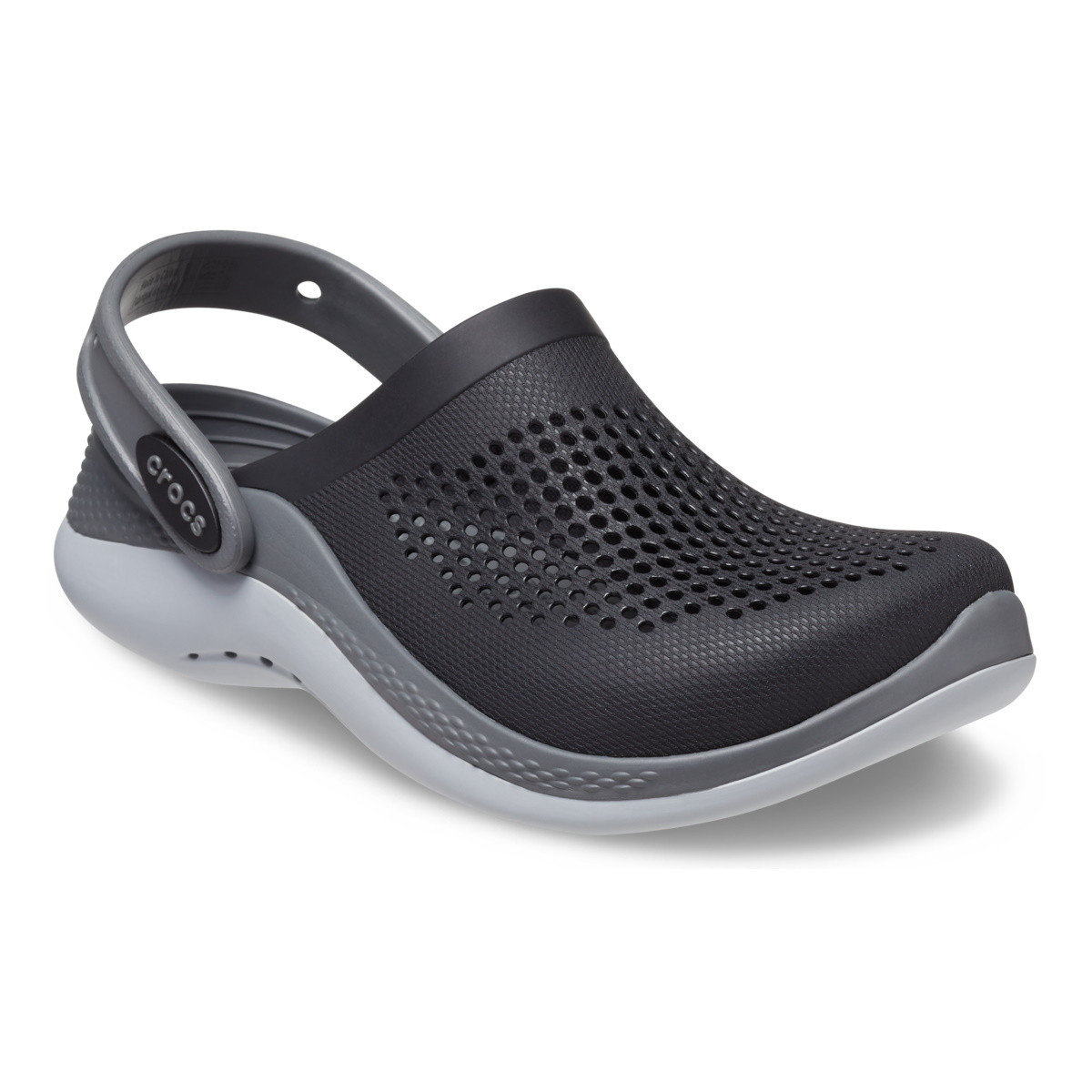 Saboți Crocs LiteRide 360 Clog Kids Negru - Black/Slate Grey - 1 | YEO