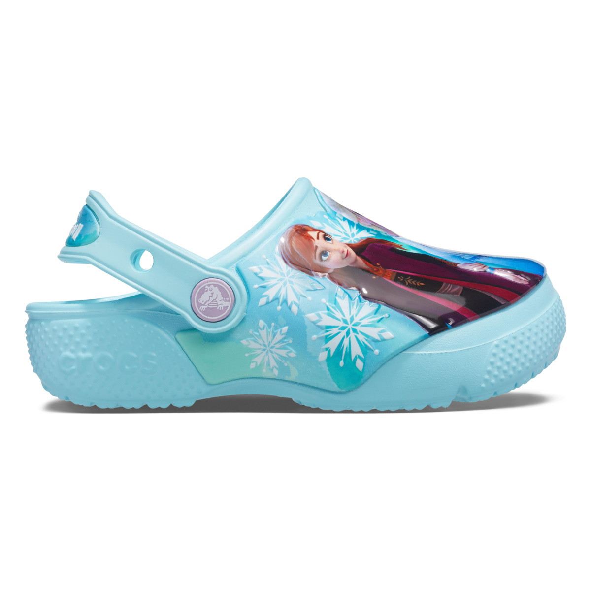 Saboti Crocs Fun Lab Toddler Disney Frozen 2 Clog Albastru deschis - Ice Blue - 3 | YEO