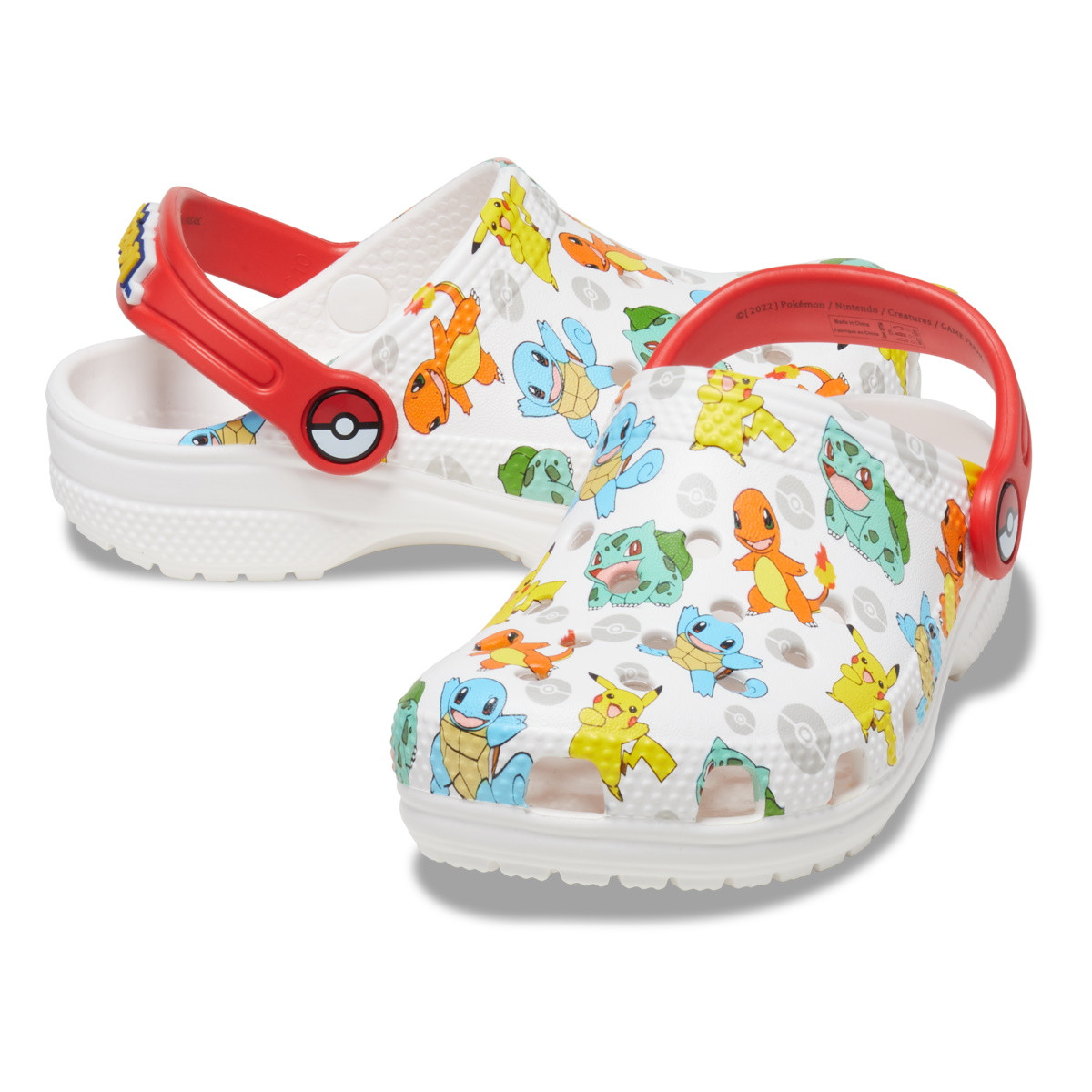 Saboti Crocs Classic Pokemon Clog Toddler Alb - White/Multi - 4 | YEO