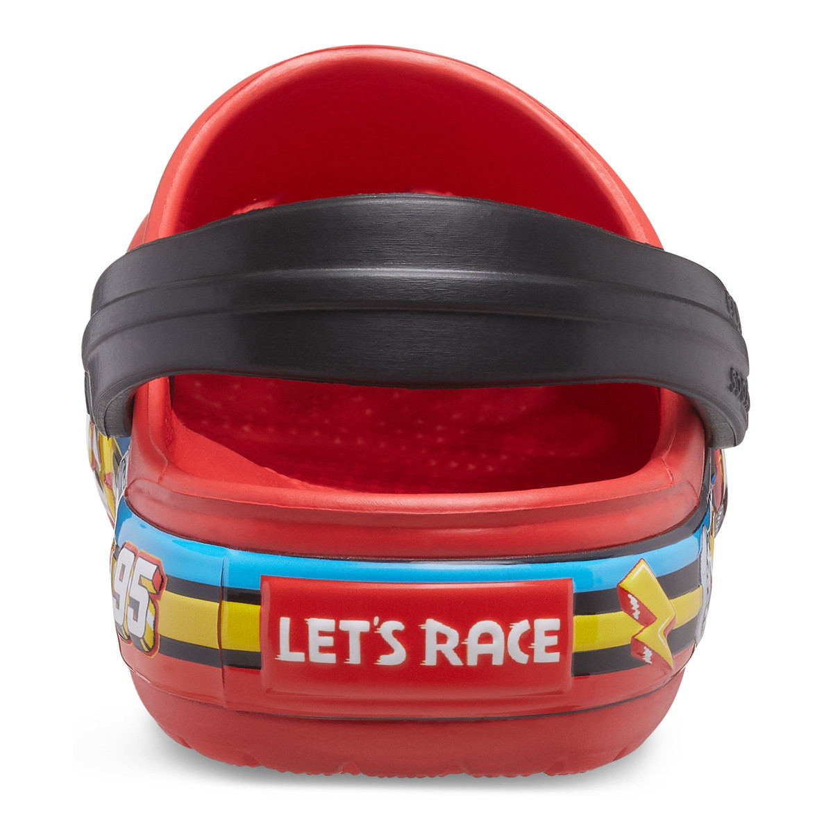Saboti Crocs Fun Lab Toddler Cars Lights Band Clog Rosu - Flame - 5 | YEO