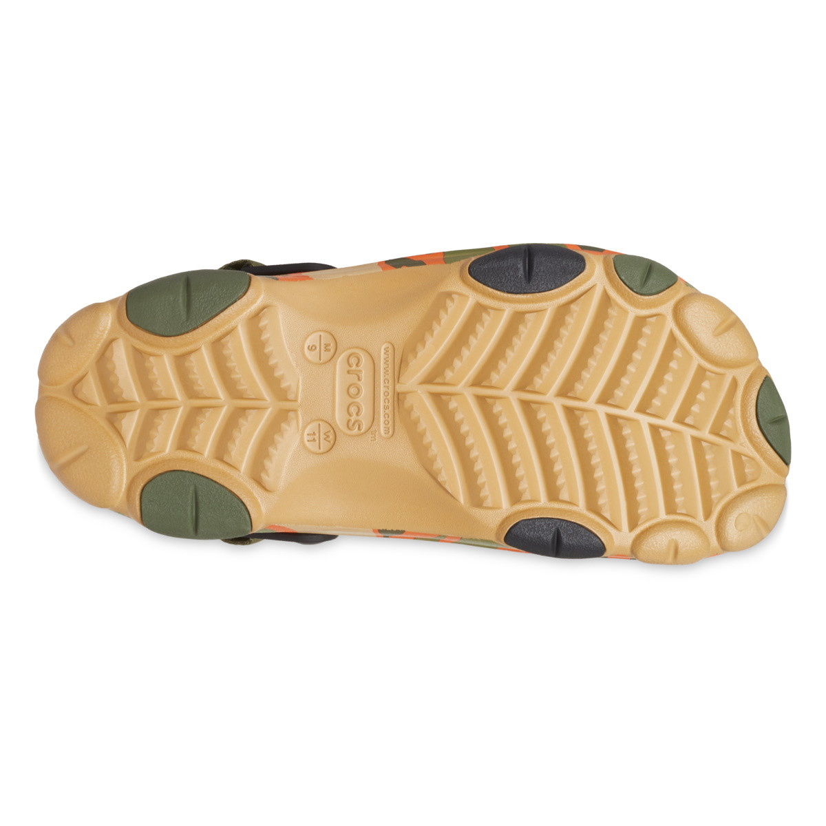 Saboti Crocs Classic All Terrain Camo Clog Maro - Tan/Multi - 5 | YEO