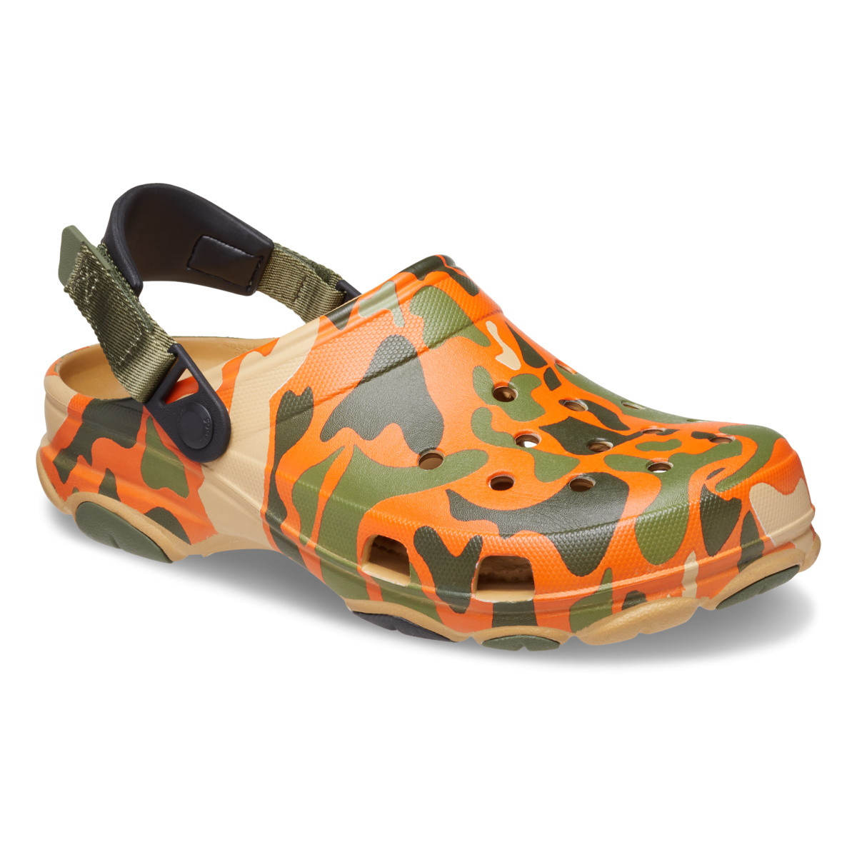 Saboti Crocs Classic All Terrain Camo Clog Maro - Tan/Multi - 1 | YEO