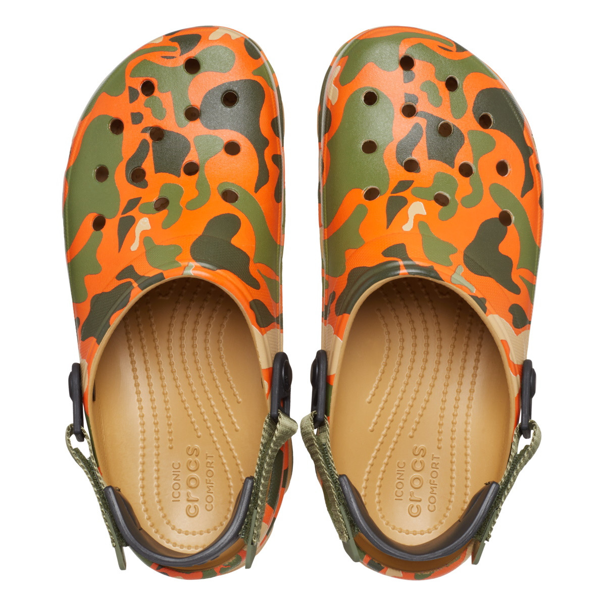 Saboti Crocs Classic All Terrain Camo Clog Maro - Tan/Multi - 3 | YEO