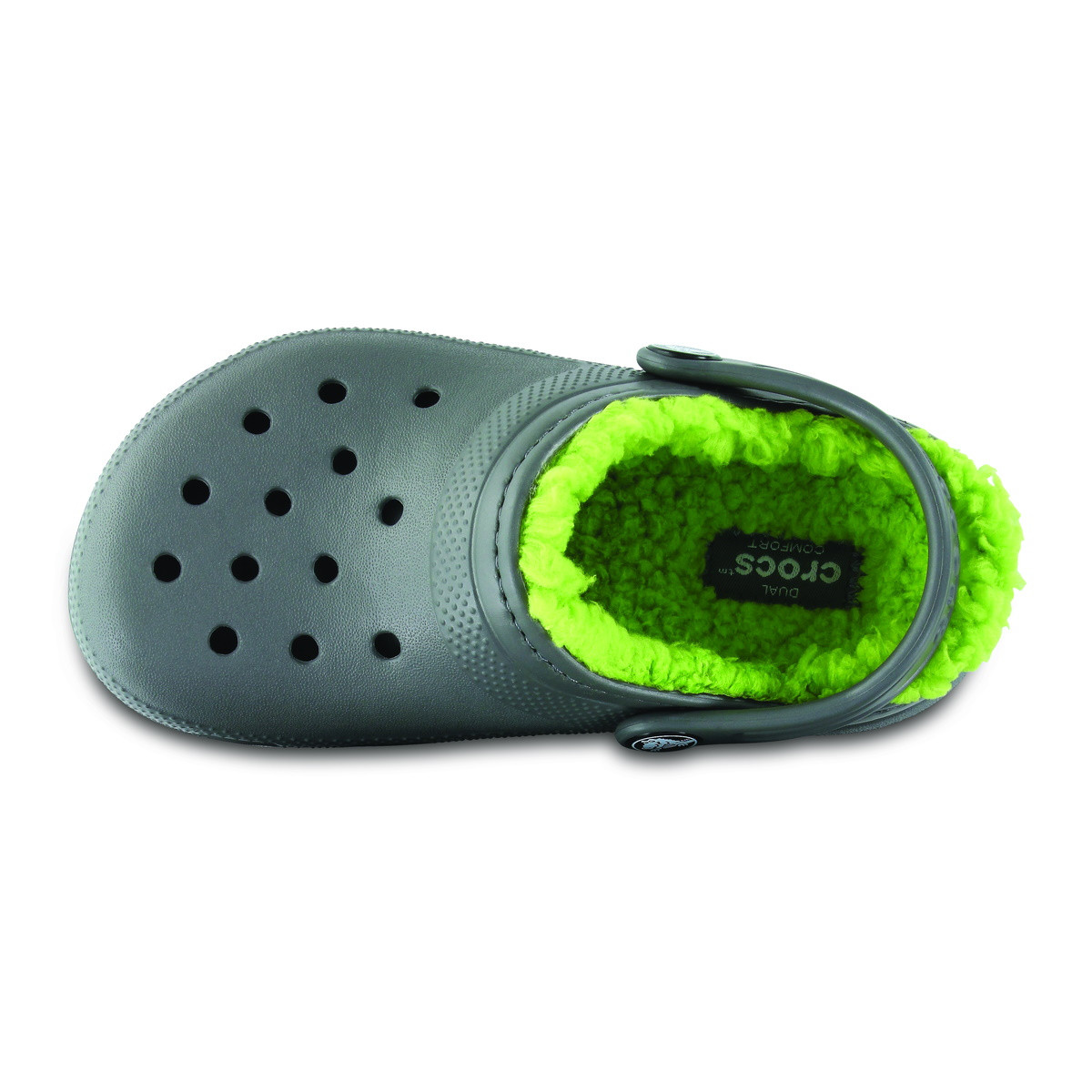 Saboti Crocs Classic Lined Kids Gri - Grey - 2 | YEO