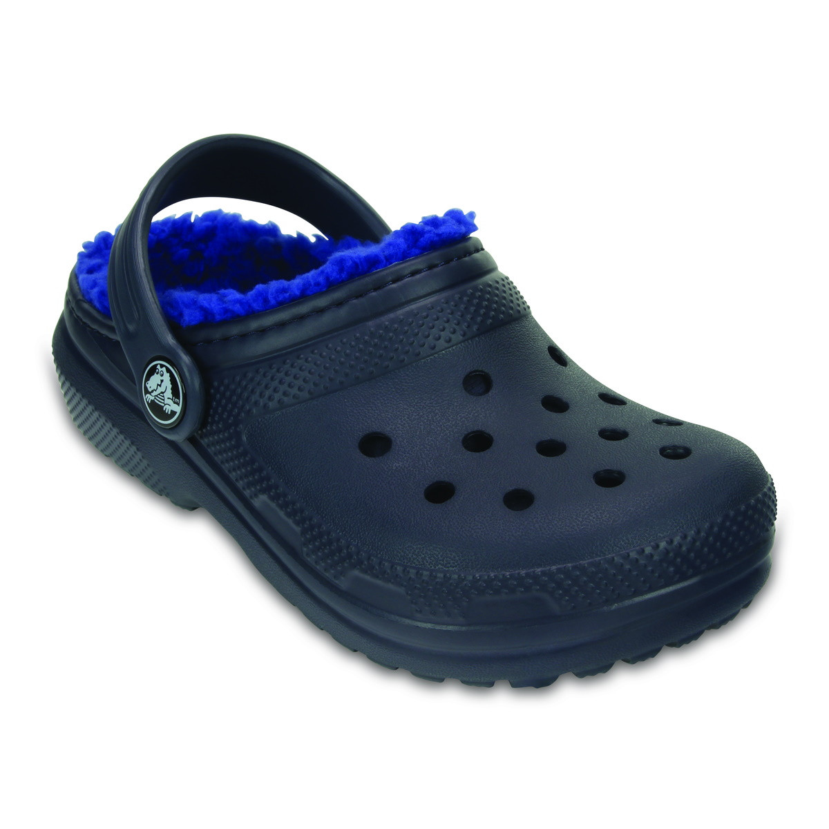 Saboti Crocs Classic Lined Kids Bleumarin - Navy - 1 | YEO