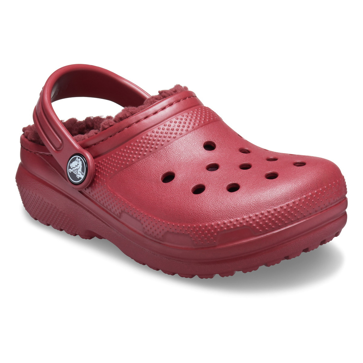 Saboti Crocs Classic Lined Kids Bordo - Brick Red - 1 | YEO