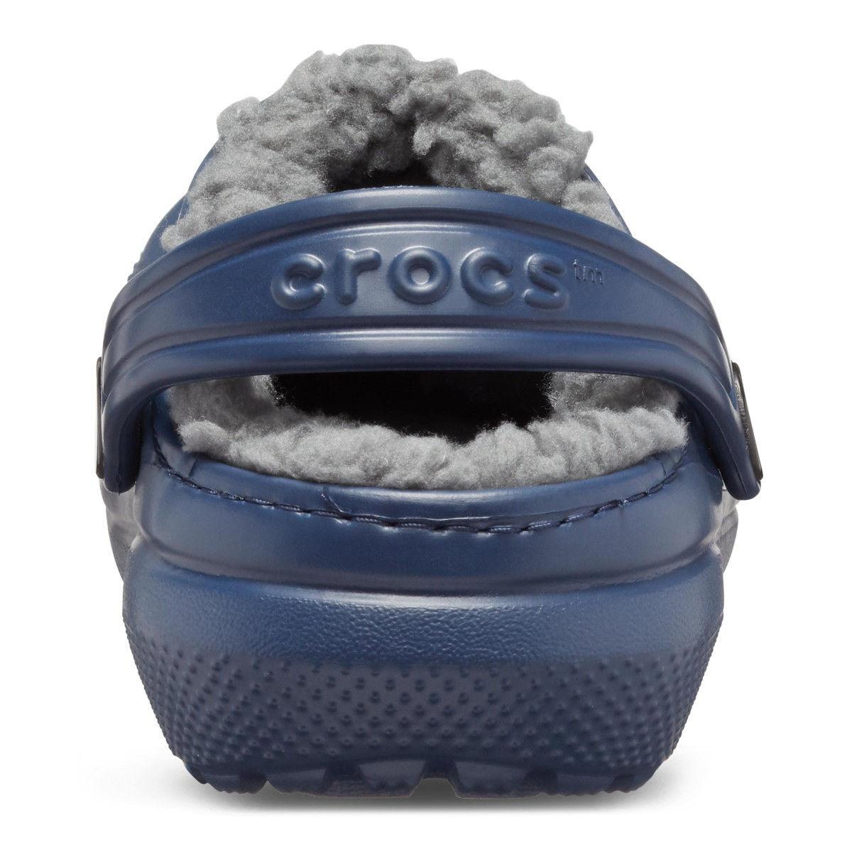 Saboti Crocs Toddler Classic Lined Clog Albastru - Navy/Charcoal - 3 | YEO