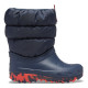 Cizme Crocs Classic Neo Puff Boot Kids Culoare Bleumarin - Navy
