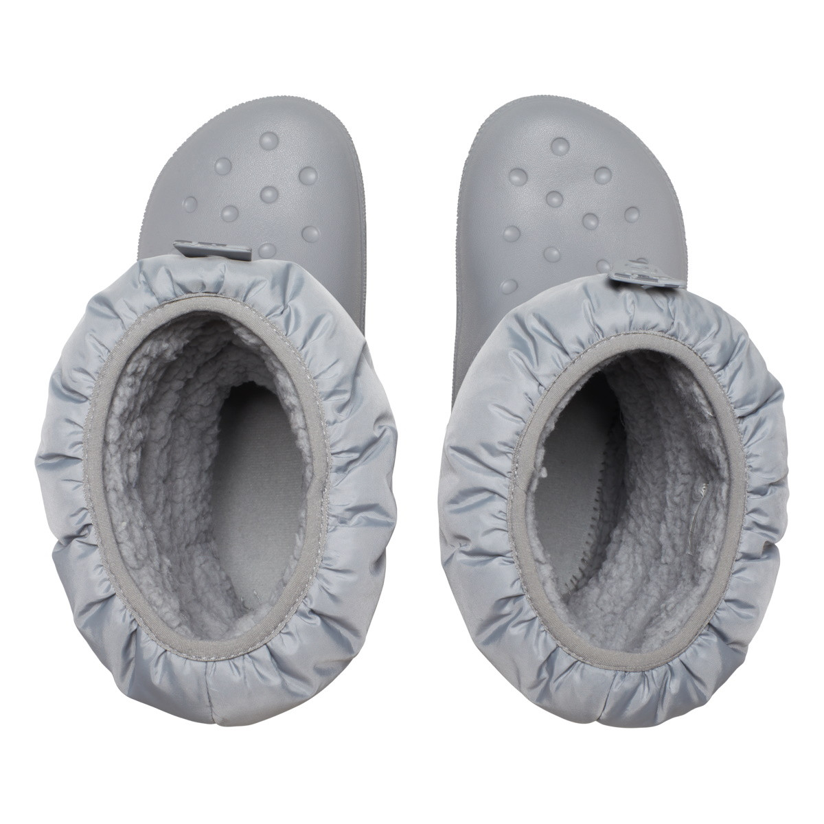 Cizme Crocs Classic Neo Puff Boot Kids Gri - Light Grey - 4 | YEO