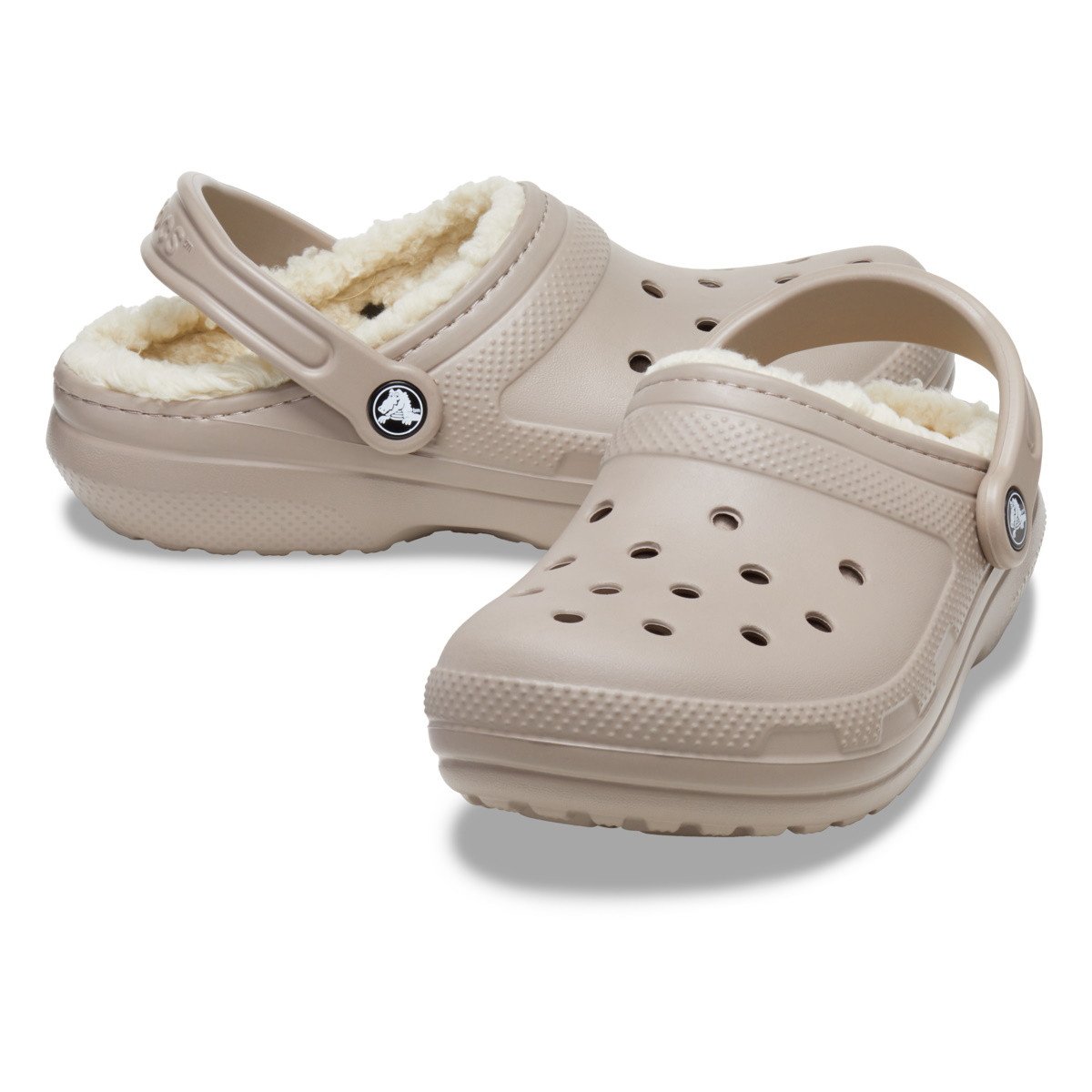 Saboti Crocs Classic Lined Clog Bej - Mushroom/Bone - 4 | YEO