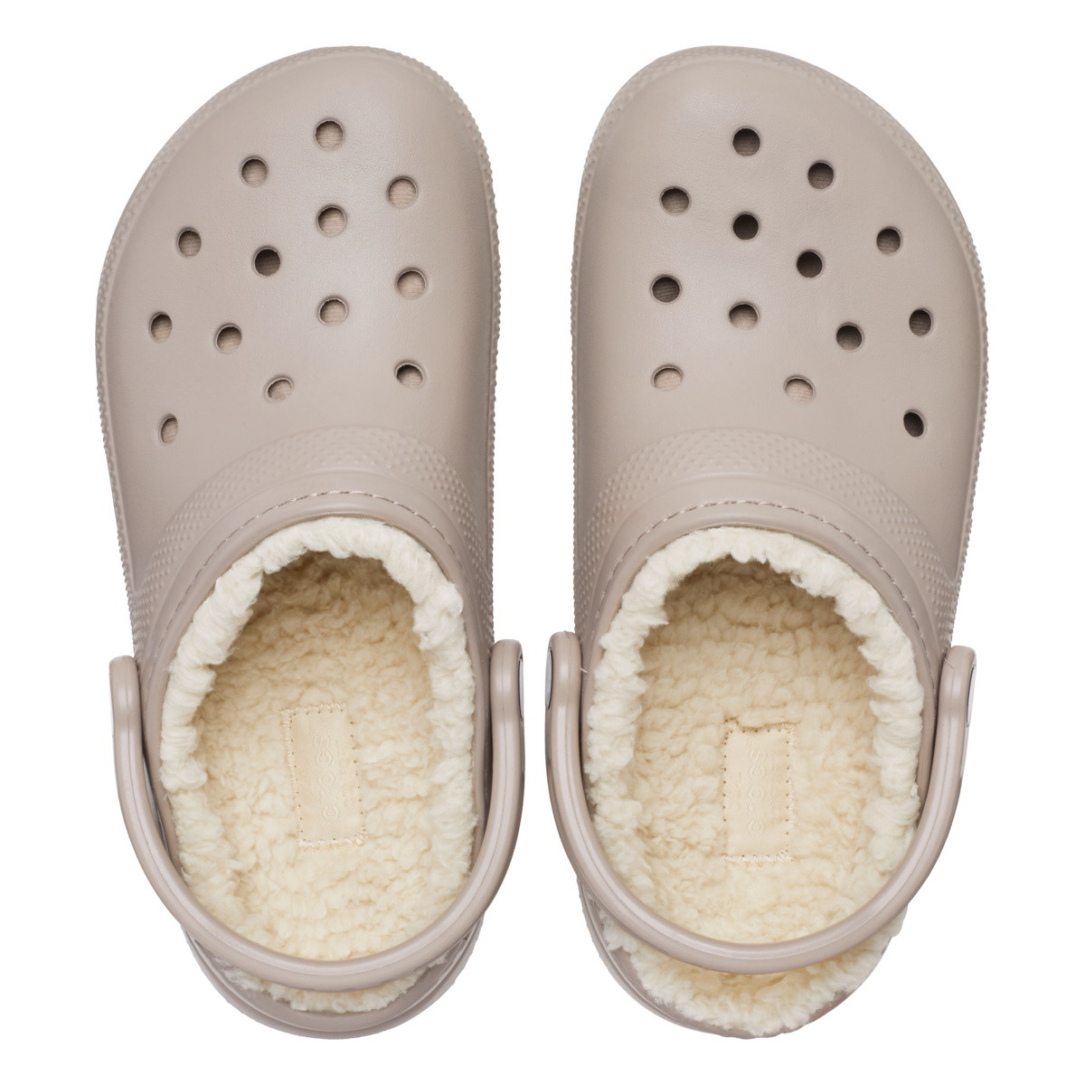 Saboti Crocs Classic Lined Clog Bej - Mushroom/Bone - 3 | YEO