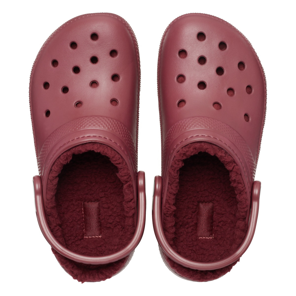 Saboti Crocs Classic Lined Clog Rosu - Garnet - 3 | YEO