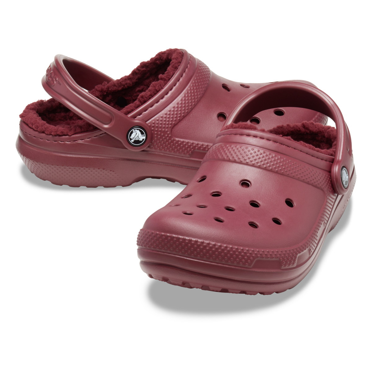 Saboti Crocs Classic Lined Clog Rosu - Garnet - 4 | YEO