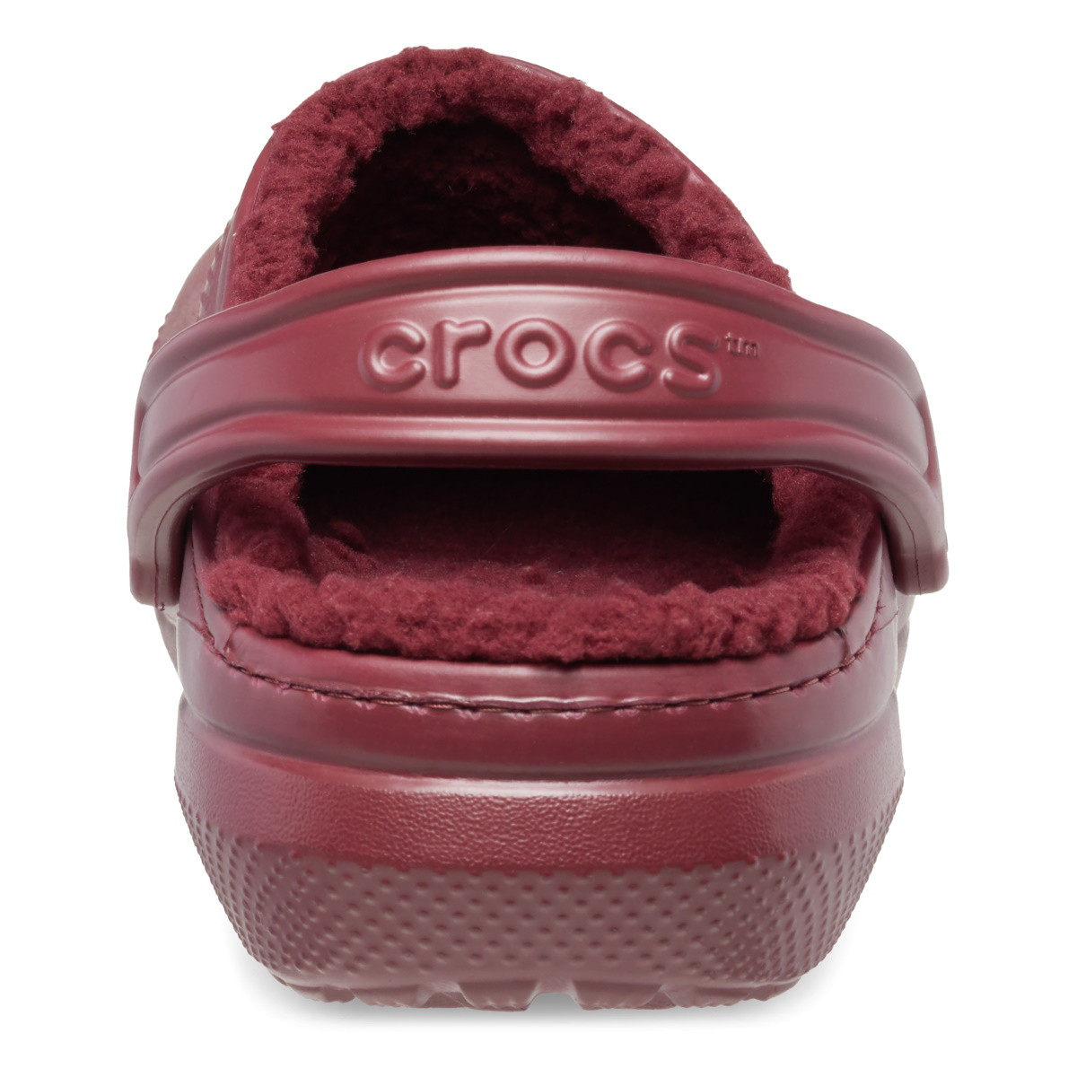Saboti Crocs Classic Lined Clog Rosu - Garnet