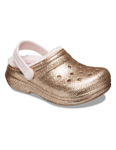 Saboti Crocs Toddler... Roz - Gold/Barely Pink 2