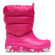 Cizme Crocs Toddler Classic Neo Puff Boot Culoare Roz - Candy Pink