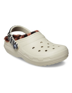 Saboți Crocs Classic Lined... Bej - Bone/Multi Animal 2