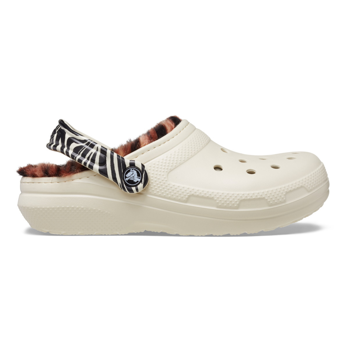 Saboți Crocs Classic Lined Animal Remix Clog