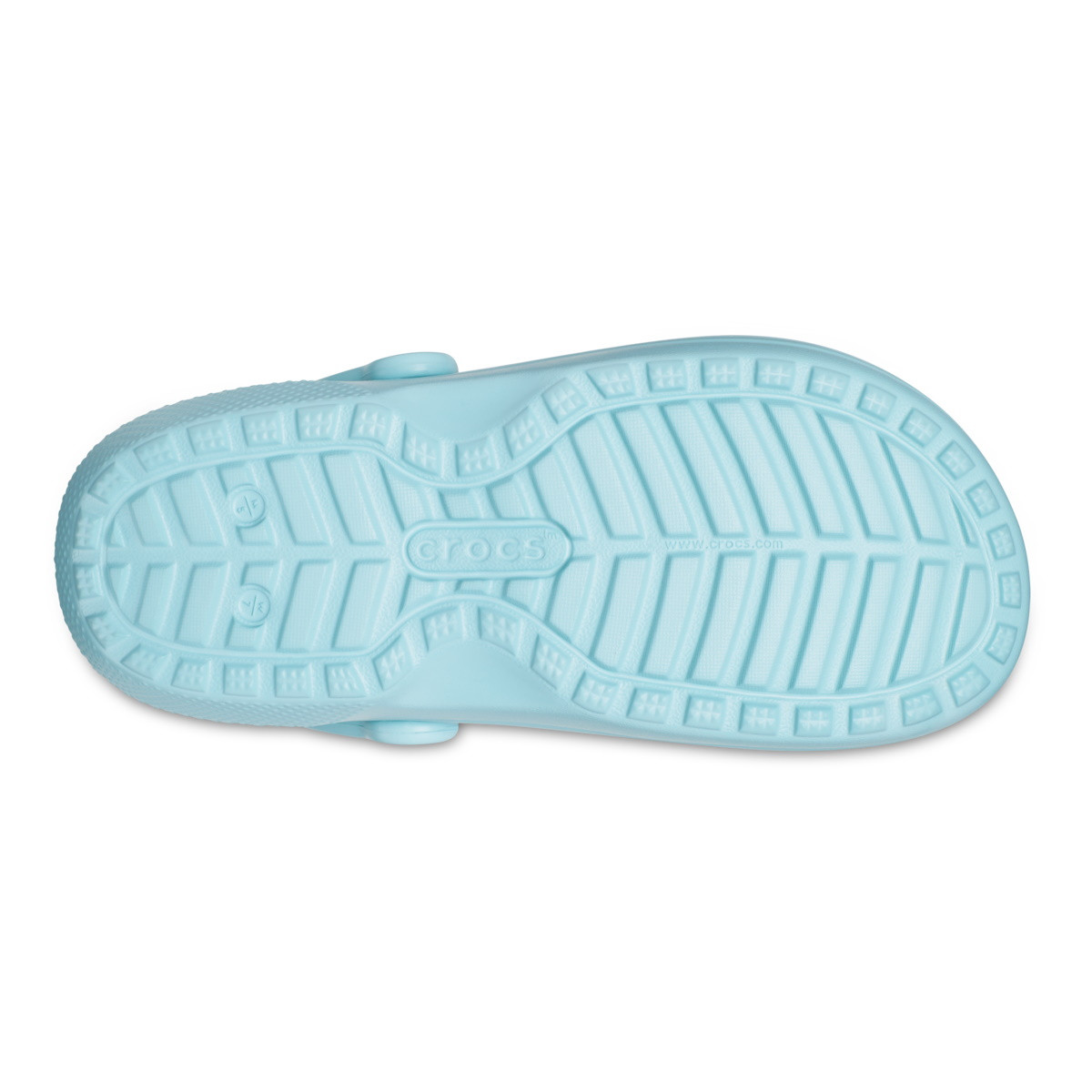 Saboti Crocs Classic Lined Clog Albastru - Pure Water