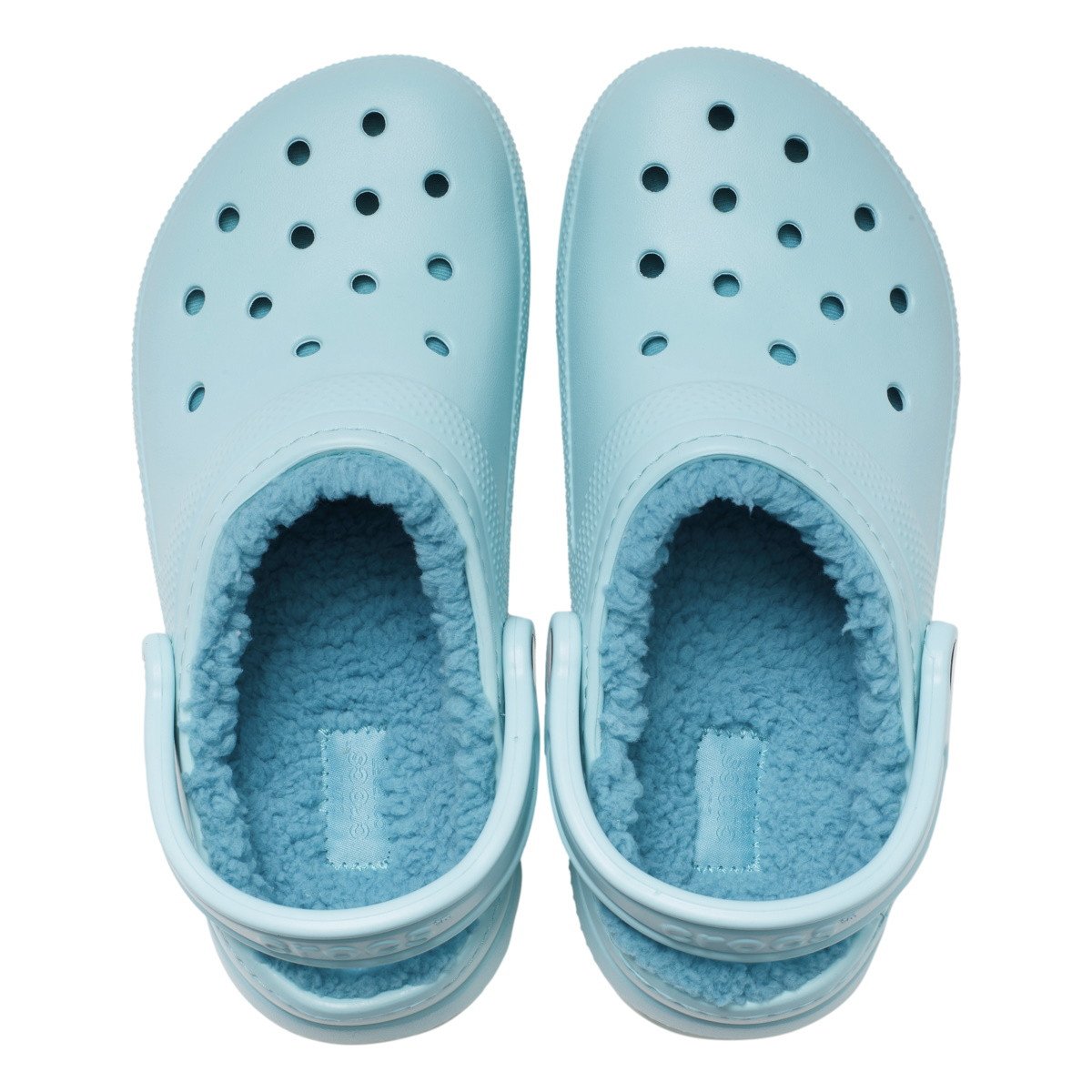 Saboti Crocs Classic Lined Clog Albastru - Pure Water - 3 | YEO