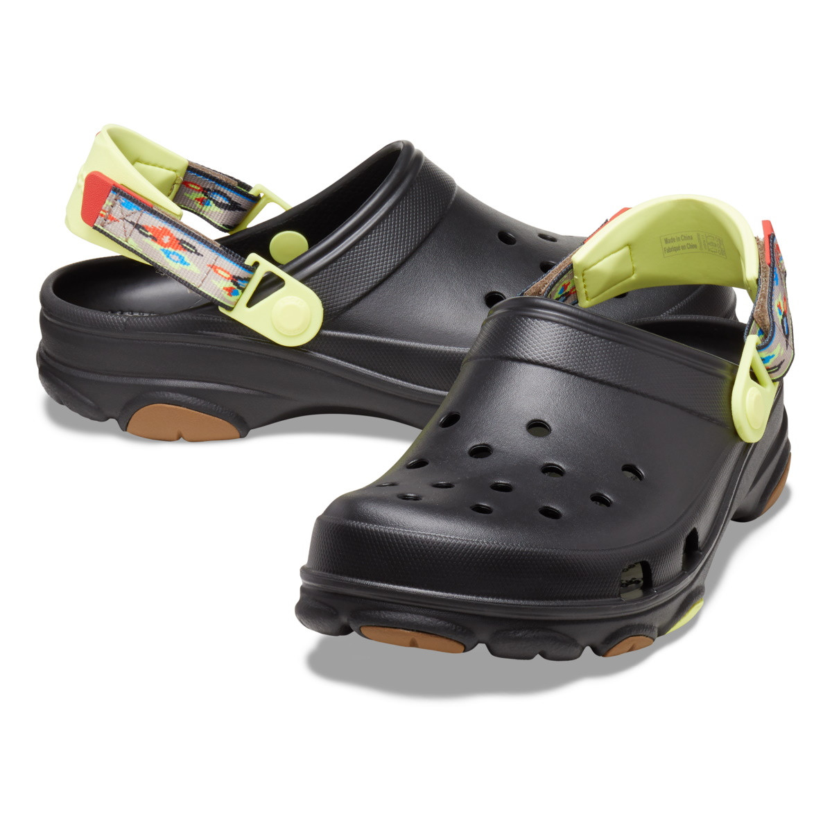 Saboti Crocs Classic All Terrain Ikat Clog Negru - Black/Multi - 4 | YEO
