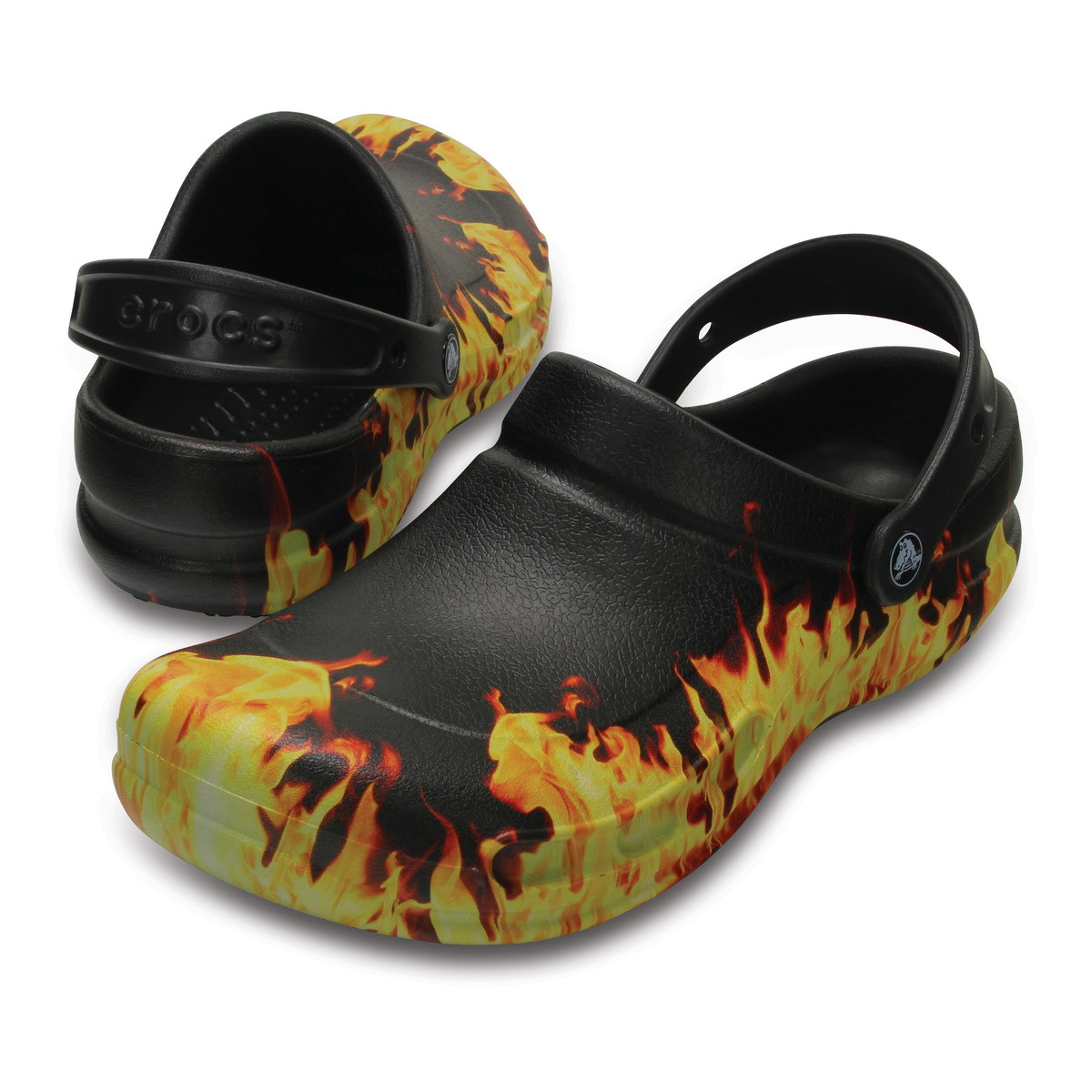 Saboti Crocs Bistro Graphic Clog Negru - Black - 4 | YEO